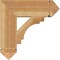Ekena Millwork Merced Arts & Crafts Rough Sawn Bracket, Western Red Cedar, 6"W x 22"D x 22"H BKT06X22X22MRC03RWR - alternate 3